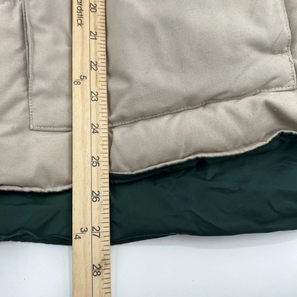 VINTAGE EDDIE BAUER PREMIUM QUALITY GOOSE DOWN PUFFER VEST SIZE XXLARGE- Tan